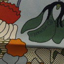 HERMES Carre 90 Scarf ""CA DECOIFFE!"" Silk Beige Auth 137450M-12