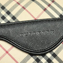 BURBERRY Nova Check Shoulder Bag Canvas Beige Auth 137455-17