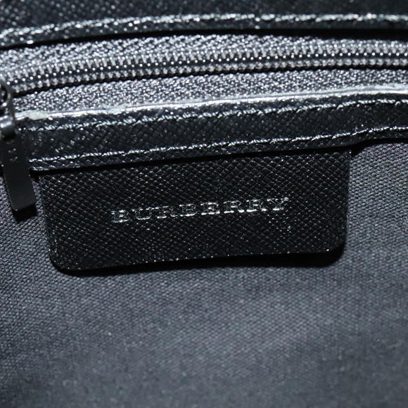 BURBERRY Nova Check Shoulder Bag Canvas Beige Auth 137455