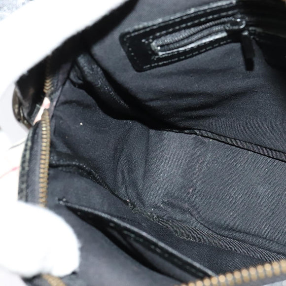 BURBERRY Nova Check Shoulder Bag Canvas Beige Auth 137455