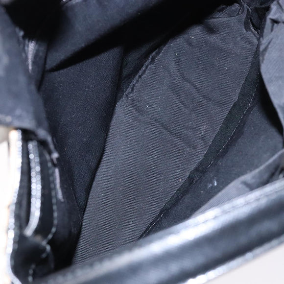 BURBERRY Nova Check Shoulder Bag Canvas Leather Beige Gold Auth 137456