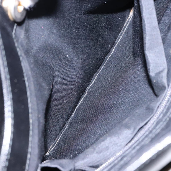 BURBERRY Nova Check Shoulder Bag Canvas Leather Beige Gold Auth 137456