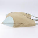 PRADA Tote Bag Canvas Beige Auth 137463-3