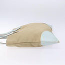 PRADA Tote Bag Canvas Beige Auth 137463-4