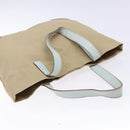 PRADA Tote Bag Canvas Beige Auth 137463-6