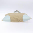 PRADA Tote Bag Canvas Beige Auth 137463-5