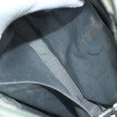 CHANEL Mademoiselle Double Chain Bag Leather Peppermint Silver CC Auth 137465-19