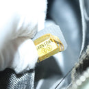 CHANEL Mademoiselle Double Chain Bag Leather Peppermint Silver CC Auth 137465-25