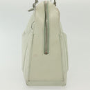 CHANEL Mademoiselle Double Chain Bag Leather Peppermint Silver CC Auth 137465-5