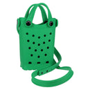 BALENCIAGA Shoulder Bag Rubber Crocs Collaboration Green Auth 137470M-1