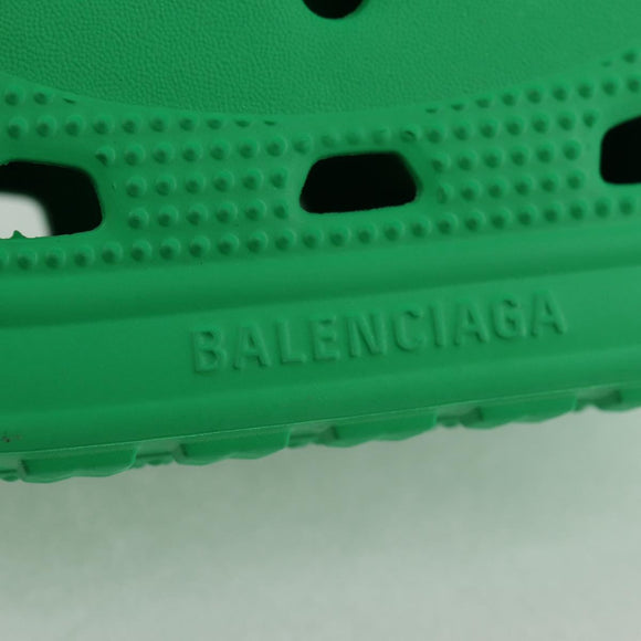 BALENCIAGA Shoulder Bag Rubber Crocs Collaboration Green Auth 137470M