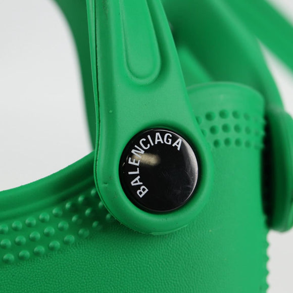 BALENCIAGA Shoulder Bag Rubber Crocs Collaboration Green Auth 137470M