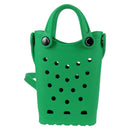 BALENCIAGA Shoulder Bag Rubber Crocs Collaboration Green Auth 137470M-3