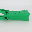 BALENCIAGA Shoulder Bag Rubber Crocs Collaboration Green Auth 137470M-4