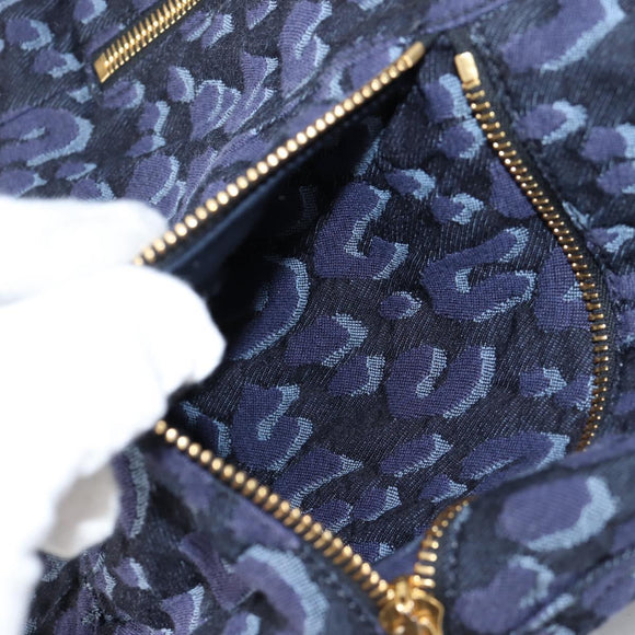 LOUIS VUITTON One Piece Shirt Denim Navy LV Auth 137475M