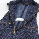 LOUIS VUITTON One Piece Shirt Denim Navy LV Auth 137475M-11