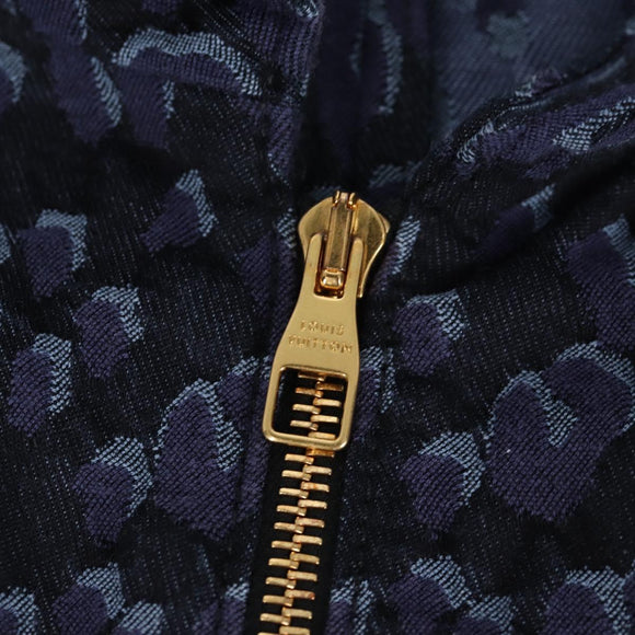 LOUIS VUITTON One Piece Shirt Denim Navy LV Auth 137475M
