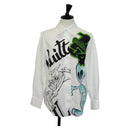 LOUIS VUITTON Printed Shirt And Tie Shirt Cotton White LV Auth 137477M-1