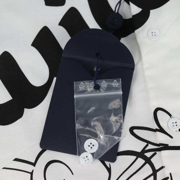 LOUIS VUITTON Printed Shirt And Tie Shirt Cotton White LV Auth 137477M