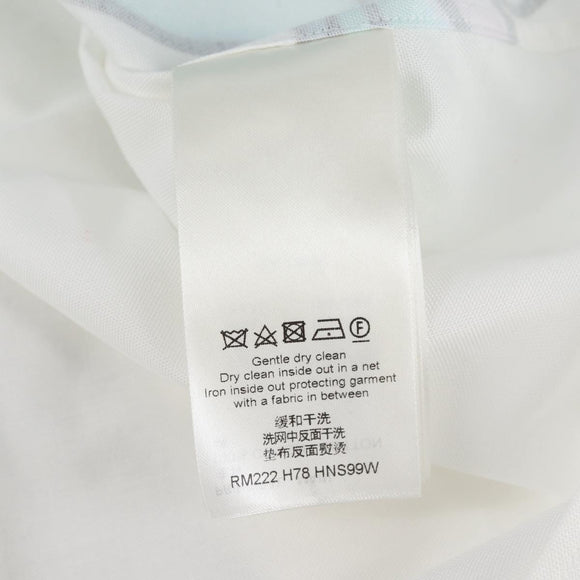 LOUIS VUITTON Printed Shirt And Tie Shirt Cotton White LV Auth 137477M