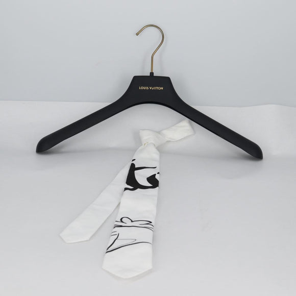 LOUIS VUITTON Printed Shirt And Tie Shirt Cotton White LV Auth 137477M