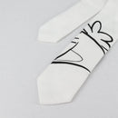 LOUIS VUITTON Printed Shirt And Tie Shirt Cotton White LV Auth 137477M-26