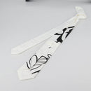 LOUIS VUITTON Printed Shirt And Tie Shirt Cotton White LV Auth 137477M-27