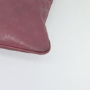 GUCCI GG Implementation Shoulder Bag PVC Pink Gold 201446 Auth 137486-14