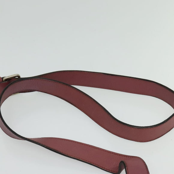 GUCCI GG Implementation Shoulder Bag PVC Pink Gold 201446 Auth 137486