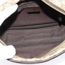 GUCCI GG Supreme Shoulder Bag PVC Beige Gold 114291 Auth 137489-11