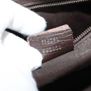 GUCCI GG Supreme Shoulder Bag PVC Beige Gold 114291 Auth 137489-12