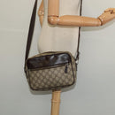 GUCCI GG Supreme Shoulder Bag PVC Beige Gold 114291 Auth 137489-23