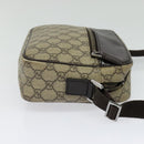 GUCCI GG Supreme Shoulder Bag PVC Beige Gold 114291 Auth 137489-4