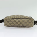 GUCCI GG Supreme Shoulder Bag PVC Beige Gold 114291 Auth 137489-5