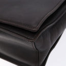 GUCCI Bamboo Shoulder Bag Leather Dark Brown 001 3243 Auth 137491-14