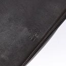 GUCCI Bamboo Shoulder Bag Leather Dark Brown 001 3243 Auth 137491-17