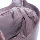 GUCCI Bamboo Shoulder Bag Leather Dark Brown 001 3243 Auth 137491-20