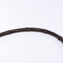 GUCCI Bamboo Shoulder Bag Leather Dark Brown 001 3243 Auth 137491-8