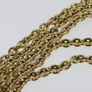 Salvatore Ferragamo Vala Chain Shoulder Bag Patent Purple Gold Auth 137501-8