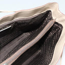 PRADA Hand Bag Patent leather Beige Auth 137502-19