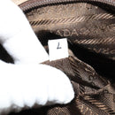 PRADA Hand Bag Patent leather Beige Auth 137502-11