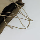 PRADA Hand Bag Patent leather Beige Auth 137502-7