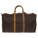 LOUIS VUITTON Monogram Keepall Bandouliere 50 Boston Bag M41416 LV Auth 137509-2