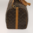 LOUIS VUITTON Monogram Keepall Bandouliere 50 Boston Bag M41416 LV Auth 137509-4