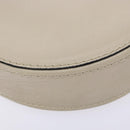 BOTTEGA VENETA Shoulder Bag Leather Beige Gold Auth 137511-15