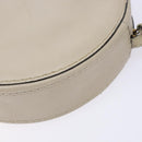 BOTTEGA VENETA Shoulder Bag Leather Beige Gold Auth 137511-16