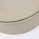 BOTTEGA VENETA Shoulder Bag Leather Beige Gold Auth 137511-9