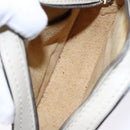 BOTTEGA VENETA Shoulder Bag Leather Beige Gold Auth 137511-11