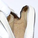 BOTTEGA VENETA Shoulder Bag Leather Beige Gold Auth 137511-18