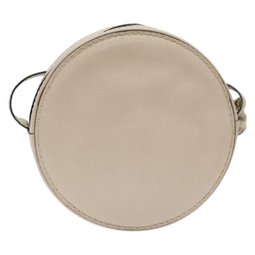 BOTTEGA VENETA Shoulder Bag Leather Beige Gold Auth 137511 - 0